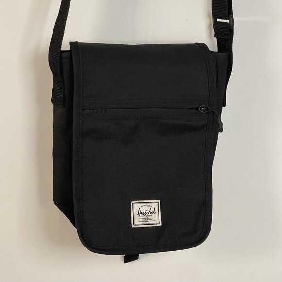 Herschel Supply Company Handbags - Herschel Travel Line Crossbody Messenger Bag Black Red Stripe Unisex